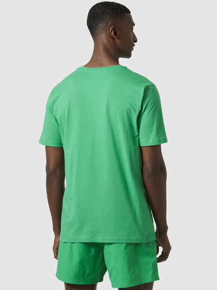 Helly Hansen Zelené pánske tričko HELLY HANSEN HH® Logo