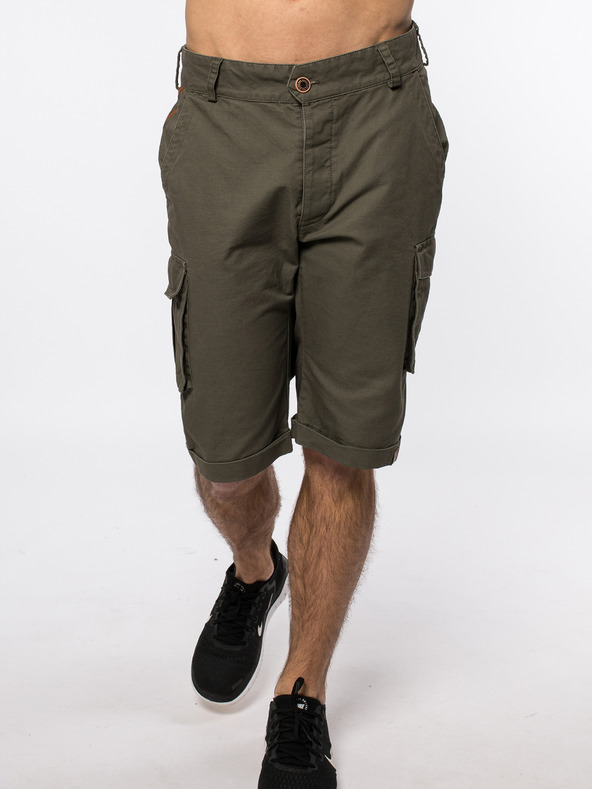 Alife and Kickin Khaki pánske šortky Alife and Kickin Philippeak