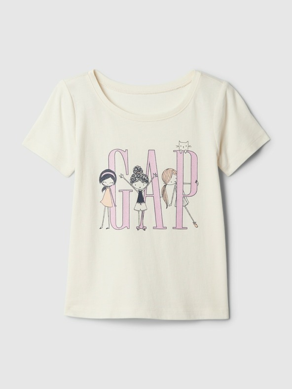 GAP Baby tričko s logom GAP