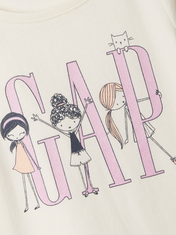 GAP Baby tričko s logom Gap GAP