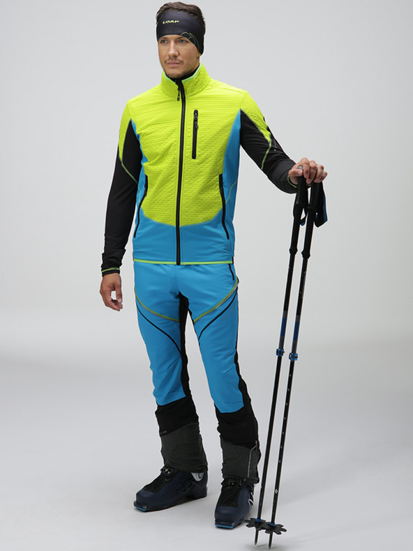 Loap Zeleno-modrá pánska športová bunda LOAP UXNAR