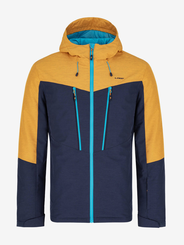 Loap Modro-žltá pánska lyžiarska bunda LOAP Lawrence