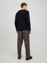 Jack & Jones Čierny pánsky sveter Jack & Jones Basic
