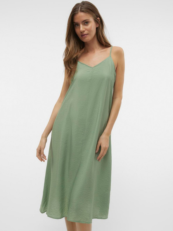 Vero Moda Zelené dámske šaty Vero Moda Josie