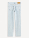 Celio Svetlomodré pánske džínsy Celio C15 straight Fodroit 30