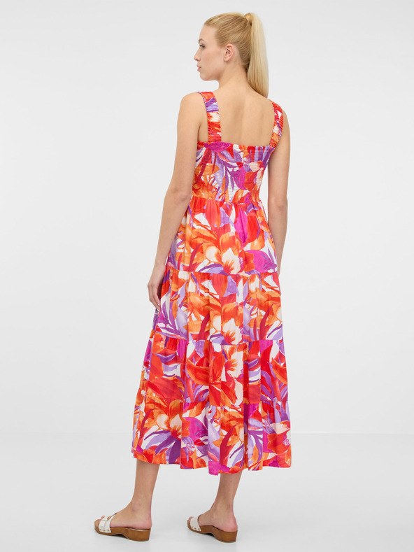 Orsay Tmavo ružové dámske maxi šaty ORSAY