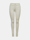 ONLY Krémové skinny fit džínsy ONLY Blush