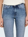 ONLY Modré dámske džínsy skinny fit s vyšívaným efektom ONLY Blush