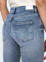 ONLY Modré dámske džínsy skinny fit s vyšívaným efektom ONLY Blush