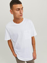Jack & Jones Biele pánske vreckové tričko Jack & Jones Noa