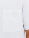 Jack & Jones Biele pánske vreckové tričko Jack & Jones Noa