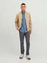 Jack & Jones Šedé pánske chino nohavice Jack & Jones Marco