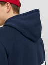 Jack & Jones Šedá a modrá pánska mikina Jack & Jones Ereid