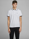 Jack & Jones Biela pánska polokošeľa Jack & Jones Paulos