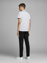 Jack & Jones Biela pánska polokošeľa Jack & Jones Paulos