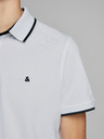 Jack & Jones Biela pánska polokošeľa Jack & Jones Paulos