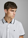 Jack & Jones Biela pánska polokošeľa Jack & Jones Paulos