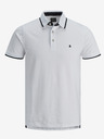 Jack & Jones Biela pánska polokošeľa Jack & Jones Paulos