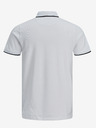 Jack & Jones Biela pánska polokošeľa Jack & Jones Paulos