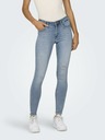 ONLY Svetlomodré dámske džínsy skinny fit ONLY Blush
