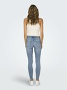ONLY Svetlomodré dámske džínsy skinny fit ONLY Blush
