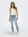 ONLY Svetlomodré dámske džínsy skinny fit ONLY Blush