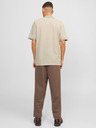 Jack & Jones Béžová pánska polokošeľa Jack & Jones Bluwin
