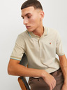 Jack & Jones Béžová pánska polokošeľa Jack & Jones Bluwin