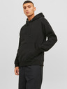 Jack & Jones Čierna pánska mikina Jack & Jones Classic