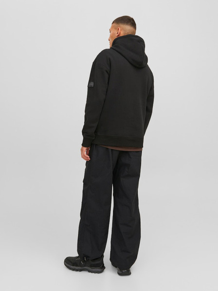 Jack & Jones Čierna pánska mikina Jack & Jones Classic