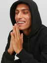 Jack & Jones Čierna pánska mikina Jack & Jones Classic