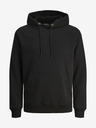 Jack & Jones Čierna pánska mikina Jack & Jones Classic