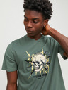 Jack & Jones Zelené pánske tričko Jack & Jones