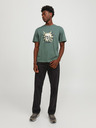 Jack & Jones Zelené pánske tričko Jack & Jones