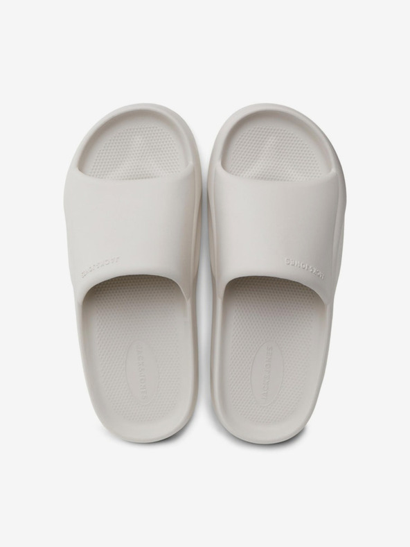 Jack & Jones Pánske béžové papuče Jack & Jones Status