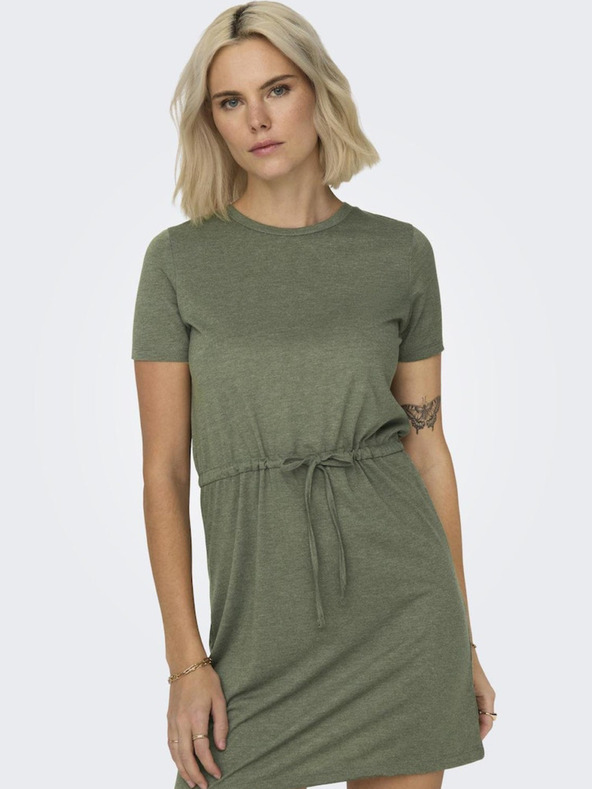 Jacqueline de Yong JDY Dalila Khaki dámske šaty