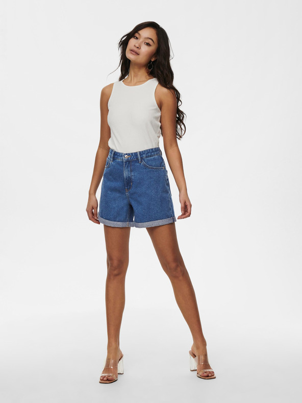 ONLY Modré džínsové šortky ONLY Vega