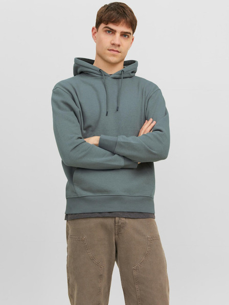 Jack & Jones Šedá pánska mikina Jack & Jones Star Hoodie
