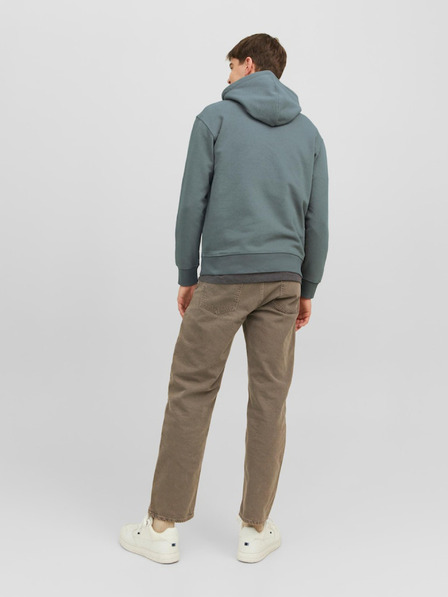 Jack & Jones Šedá pánska mikina Jack & Jones Star Hoodie
