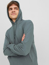 Jack & Jones Šedá pánska mikina Jack & Jones Star Hoodie