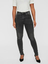 Vero Moda Tmavosivé dámske džínsy skinny fit VERO MODA