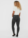 Vero Moda Tmavosivé dámske džínsy skinny fit VERO MODA