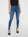 Vero Moda Modré dámske skinny fit džínsy VERO MODA Tanya