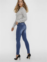 Vero Moda Modré dámske skinny fit džínsy VERO MODA Tanya