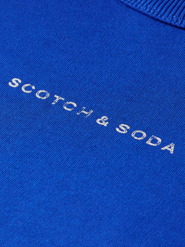 Scotch & Soda Tmavomodrá dámska krátka mikina Scotch & Soda