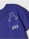 GAP Baby tričko s vreckom GAP