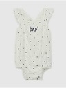 GAP Biele dievčenské vzorované body GAP