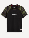 Celio Čierne pánske športové tričko Celio Marvel Hulk