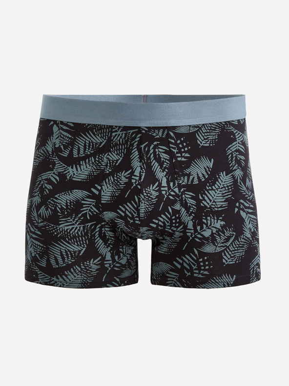 Celio Čierne pánske vzorované boxerky Celio Givege2