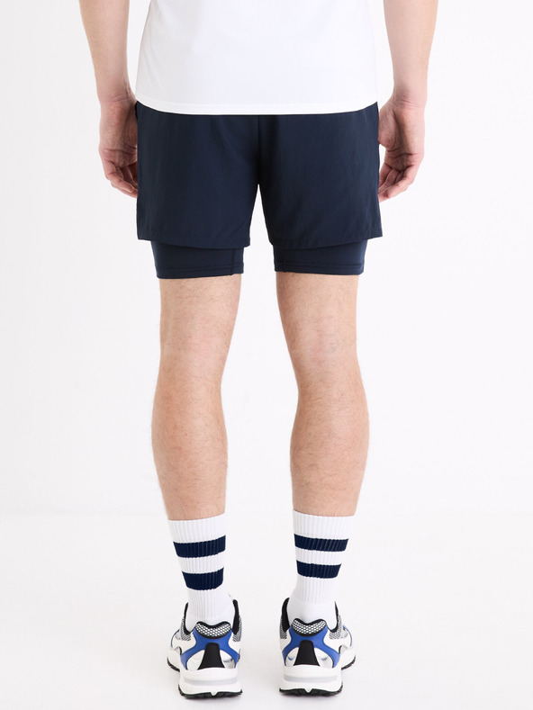 Celio Tmavomodré športové šortky Celio Marvel Captain America